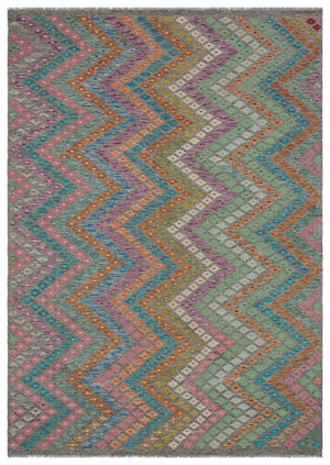 Naturel Over Dyed Kandahar Rug 5'9'' x 8'2'' ft 175 x 249 cm
