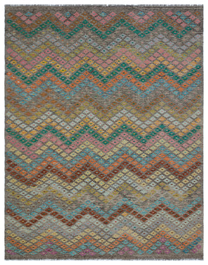 Naturel Over Dyed Kandahar Rug 6'2'' x 7'9'' ft 189 x 235 cm