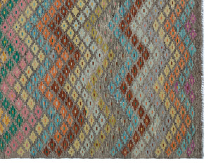 Naturel Over Dyed Kandahar Rug 6'2'' x 7'9'' ft 189 x 235 cm