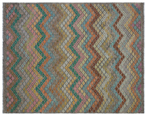Naturel Over Dyed Kandahar Rug 6'2'' x 7'9'' ft 189 x 235 cm