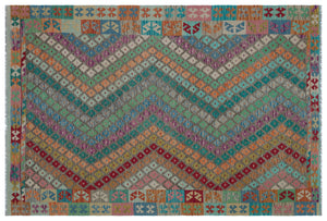 Naturel Over Dyed Kandahar Rug 5'7'' x 8'4'' ft 170 x 253 cm