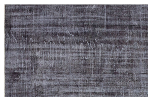 Gray Over Dyed Vintage Rug 6'0'' x 9'1'' ft 184 x 276 cm