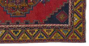 Natural Anatolium Turkish Vintage Rug 3'10'' x 7'9'' ft 117 x 236 cm