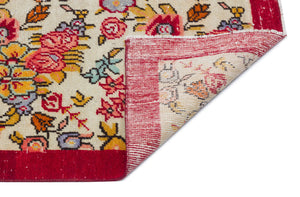 Natural Anatolium Turkish Vintage Runner 3'3'' x 6'6'' ft 98 x 198 cm