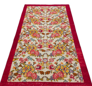 Natural Anatolium Turkish Vintage Runner 3'3'' x 6'6'' ft 98 x 198 cm