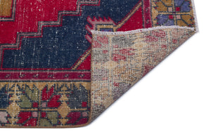 Natural Anatolium Turkish Vintage Rug 4'1'' x 8'2'' ft 125 x 250 cm