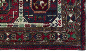 Natural Anatolium Turkish Vintage Rug 4'6'' x 7'7'' ft 137 x 230 cm