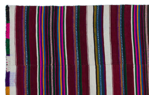 Natural Chaput Kilim Rug 4'1'' x 6'5'' ft 124 x 195 cm