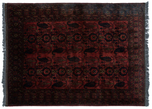 Natural Anatolium Turkish Vintage Rug 4'11'' x 6'7'' ft 150 x 200 cm