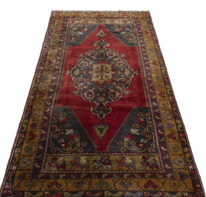 Natural Anatolium Turkish Vintage Runner 3'5'' x 7'9'' ft 104 x 236 cm