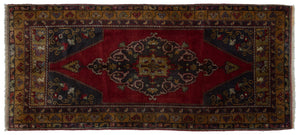 Natural Anatolium Turkish Vintage Runner 3'5'' x 7'9'' ft 104 x 236 cm