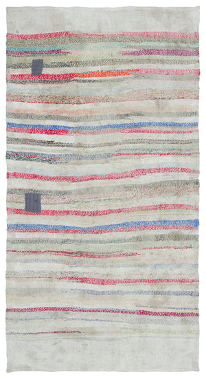 Chaput Over Dyed Kilim Rug 4'6'' x 8'3'' ft 136 x 252 cm