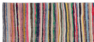 Chaput Over Dyed Kilim Rug 5'6'' x 12'3'' ft 167 x 373 cm