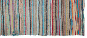 Chaput Over Dyed Kilim Rug 4'10'' x 11'1'' ft 148 x 337 cm