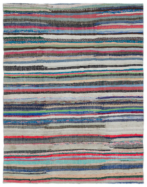 Chaput Over Dyed Kilim Rug 5'10'' x 7'5'' ft 177 x 225 cm