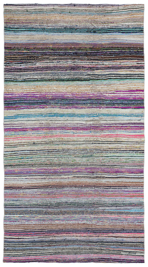 Chaput Over Dyed Kilim Rug 4'11'' x 8'11'' ft 150 x 273 cm