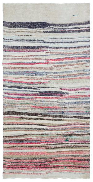 Chaput Over Dyed Kilim Rug 4'11'' x 9'1'' ft 150 x 278 cm