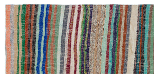 Chaput Over Dyed Kilim Rug 5'2'' x 10'10'' ft 157 x 330 cm