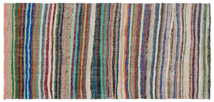 Chaput Over Dyed Kilim Rug 5'2'' x 10'10'' ft 157 x 330 cm
