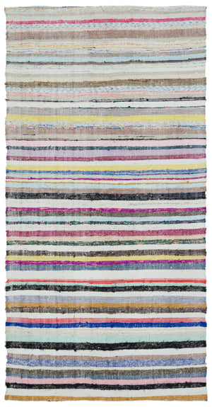 Chaput Over Dyed Kilim Rug 5'1'' x 9'7'' ft 154 x 292 cm