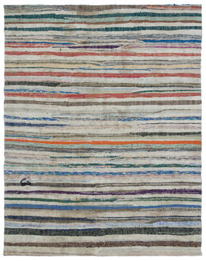 Chaput Over Dyed Kilim Rug 6'9'' x 8'4'' ft 207 x 255 cm