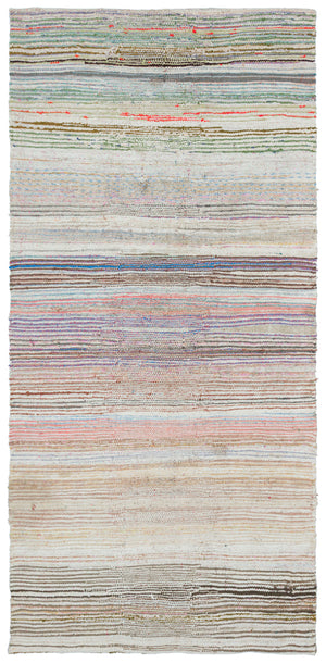 Chaput Over Dyed Kilim Rug 4'7'' x 9'3'' ft 140 x 283 cm