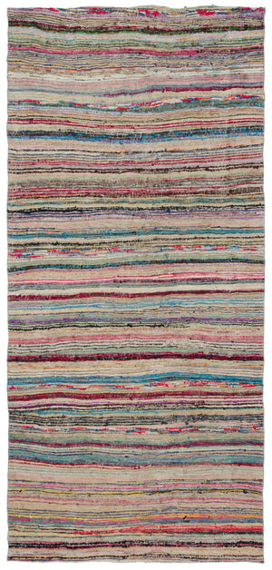 Chaput Over Dyed Kilim Rug 4'10'' x 10'6'' ft 147 x 320 cm