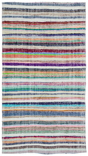 Chaput Over Dyed Kilim Rug 5'10'' x 10'4'' ft 177 x 315 cm