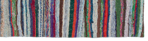 Chaput Over Dyed Kilim Rug 2'6'' x 9'3'' ft 75 x 281 cm