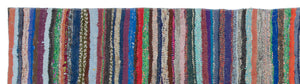 Chaput Over Dyed Kilim Rug 2'6'' x 9'3'' ft 75 x 281 cm