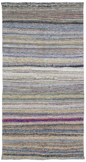 Chaput Over Dyed Kilim Rug 5'1'' x 9'9'' ft 156 x 296 cm
