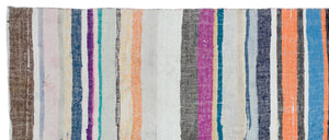 Chaput Over Dyed Kilim Rug 4'12'' x 11'11'' ft 152 x 362 cm
