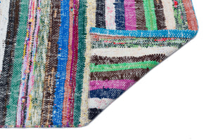 Chaput Over Dyed Kilim Rug 5'6'' x 10'3'' ft 168 x 312 cm