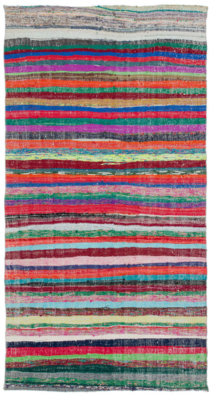 Chaput Over Dyed Kilim Rug 5'2'' x 9'10'' ft 158 x 300 cm