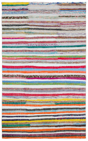 Chaput Over Dyed Kilim Rug 5'7'' x 8'10'' ft 171 x 270 cm