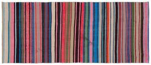 Chaput Over Dyed Kilim Rug 4'1'' x 9'10'' ft 125 x 300 cm