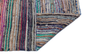 Chaput Over Dyed Kilim Rug 4'11'' x 11'11'' ft 151 x 364 cm