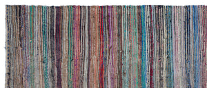 Chaput Over Dyed Kilim Rug 4'11'' x 11'11'' ft 151 x 364 cm