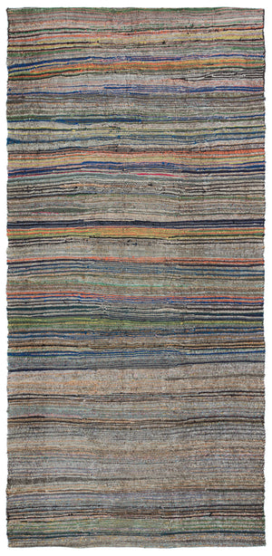 Chaput Over Dyed Kilim Rug 4'9'' x 10'4'' ft 146 x 316 cm