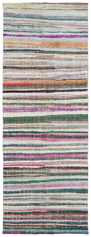 Chaput Over Dyed Kilim Rug 4'4'' x 11'9'' ft 131 x 358 cm
