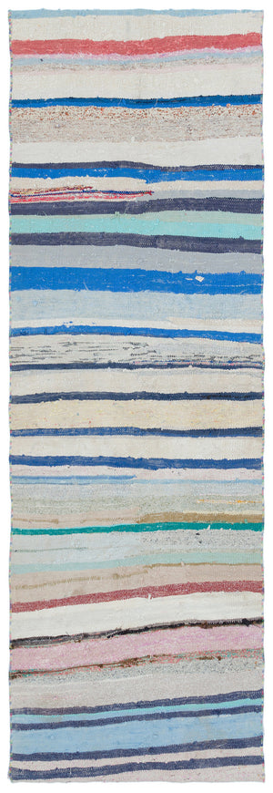 Chaput Over Dyed Kilim Rug 2'9'' x 8'4'' ft 83 x 253 cm