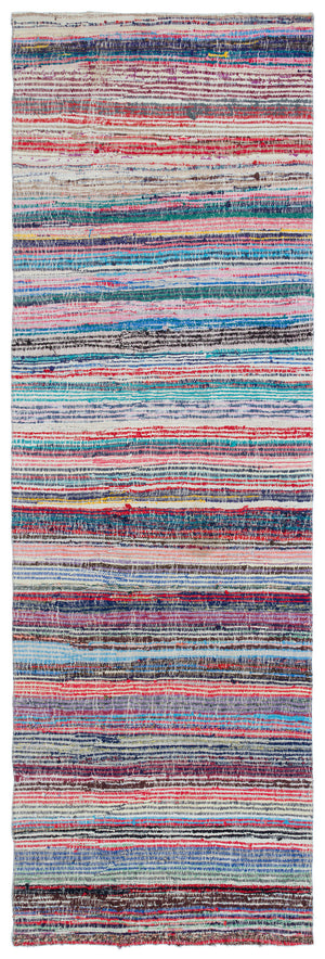 Chaput Over Dyed Kilim Rug 3'6'' x 10'6'' ft 106 x 320 cm