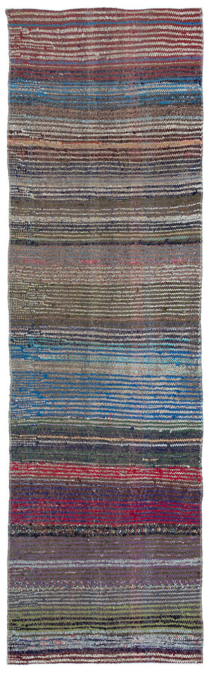 Chaput Over Dyed Kilim Rug 2'4'' x 7'9'' ft 70 x 237 cm