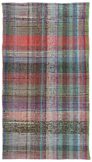 Chaput Over Dyed Kilim Rug 3'5'' x 6'1'' ft 103 x 186 cm