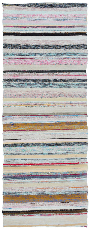 Chaput Over Dyed Kilim Rug 2'6'' x 6'7'' ft 76 x 201 cm