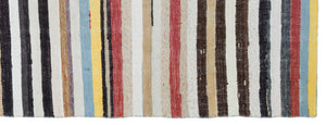 Chaput Over Dyed Kilim Rug 3'7'' x 9'11'' ft 110 x 303 cm