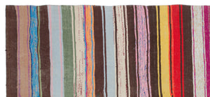 Chaput Over Dyed Kilim Rug 5'8'' x 12'6'' ft 172 x 380 cm