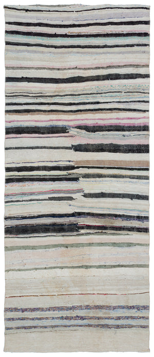 Chaput Over Dyed Kilim Rug 4'6'' x 10'8'' ft 137 x 324 cm
