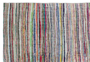 Chaput Over Dyed Kilim Rug 6'8'' x 9'2'' ft 203 x 280 cm