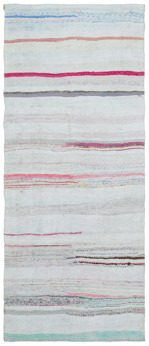 Chaput Over Dyed Kilim Rug 3'7'' x 8'8'' ft 110 x 265 cm